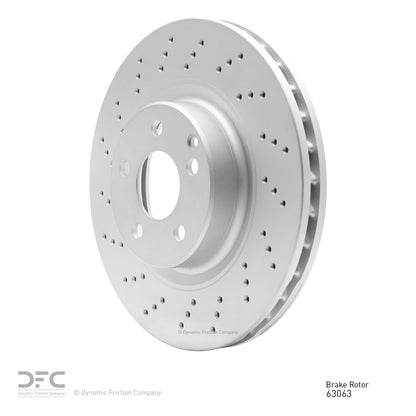 Dynamic Friction Company Disc Brake Rotor 624-63063