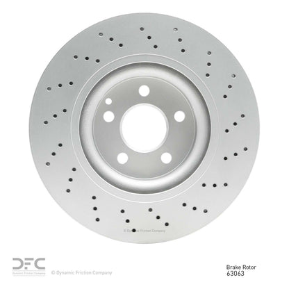Dynamic Friction Company Disc Brake Rotor 624-63063