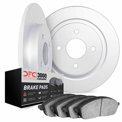 Dynamic Friction Company Disc Brake Pad and Rotor / Drum Brake Shoe and Drum Kit 6302-07005