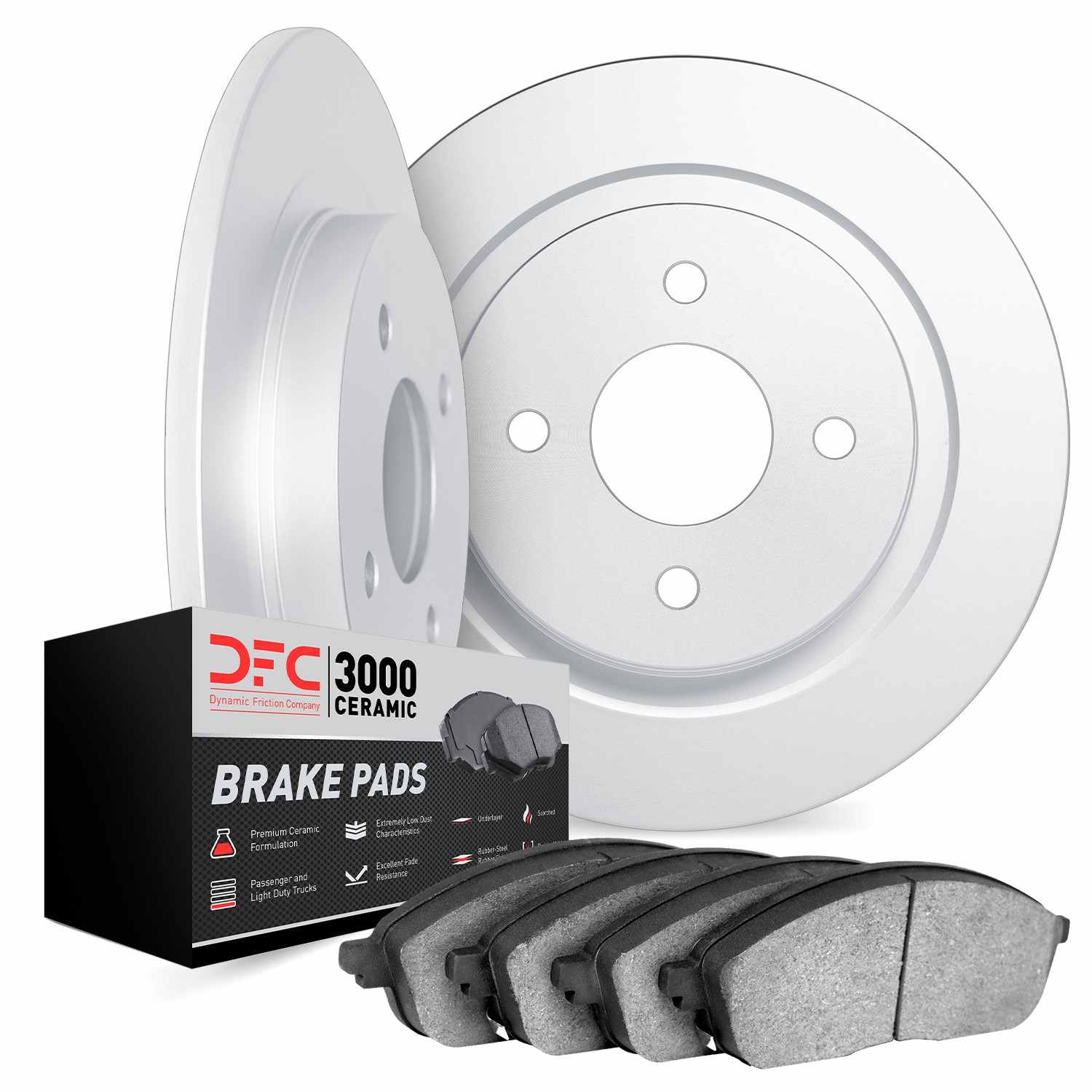 Dynamic Friction Company Disc Brake Pad and Rotor / Drum Brake Shoe and Drum Kit 6302-20003