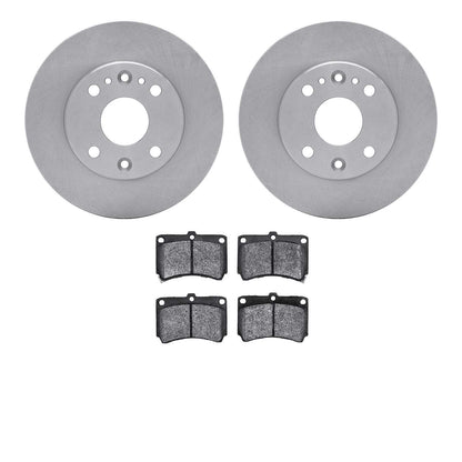 Dynamic Friction Company Disc Brake Pad and Rotor / Drum Brake Shoe and Drum Kit 6302-21002