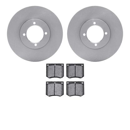 Dynamic Friction Company Disc Brake Pad and Rotor / Drum Brake Shoe and Drum Kit 6302-22004