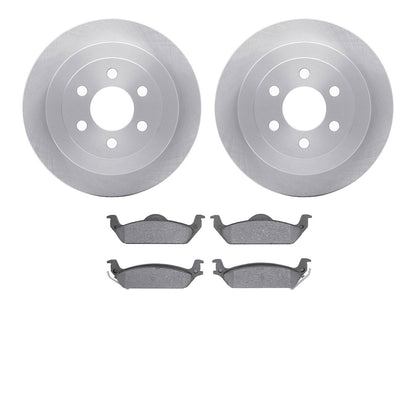 Dynamic Friction Company Disc Brake Pad and Rotor / Drum Brake Shoe and Drum Kit 6302-40087