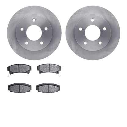 Dynamic Friction Company Disc Brake Pad and Rotor / Drum Brake Shoe and Drum Kit 6302-46006