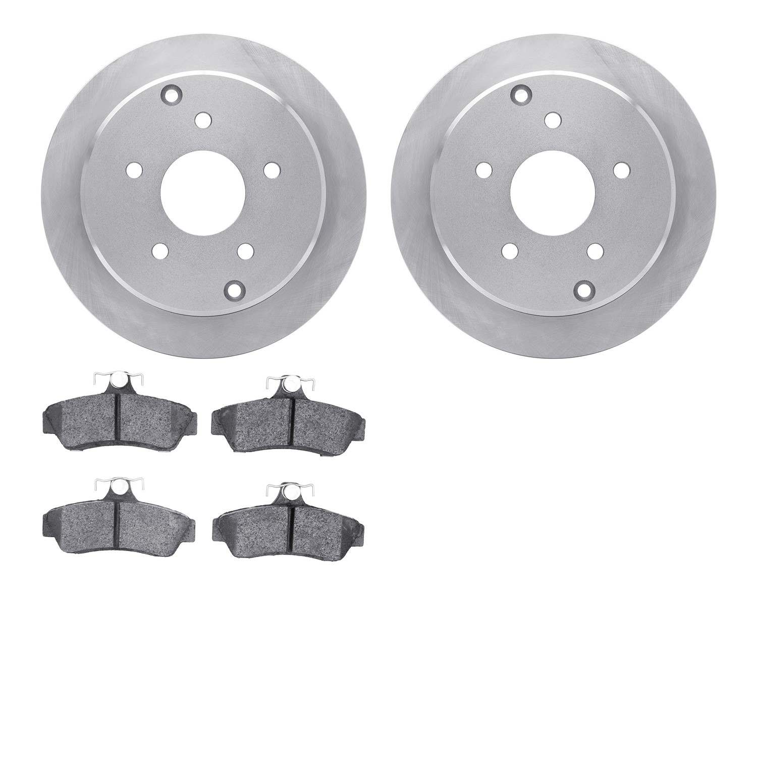 Dynamic Friction Company Disc Brake Pad and Rotor / Drum Brake Shoe and Drum Kit 6302-52004