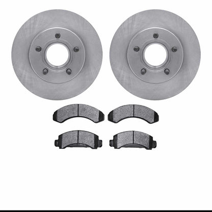 Dynamic Friction Company Disc Brake Pad and Rotor / Drum Brake Shoe and Drum Kit 6302-54057