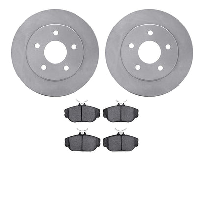 Dynamic Friction Company Disc Brake Pad and Rotor / Drum Brake Shoe and Drum Kit 6302-54086