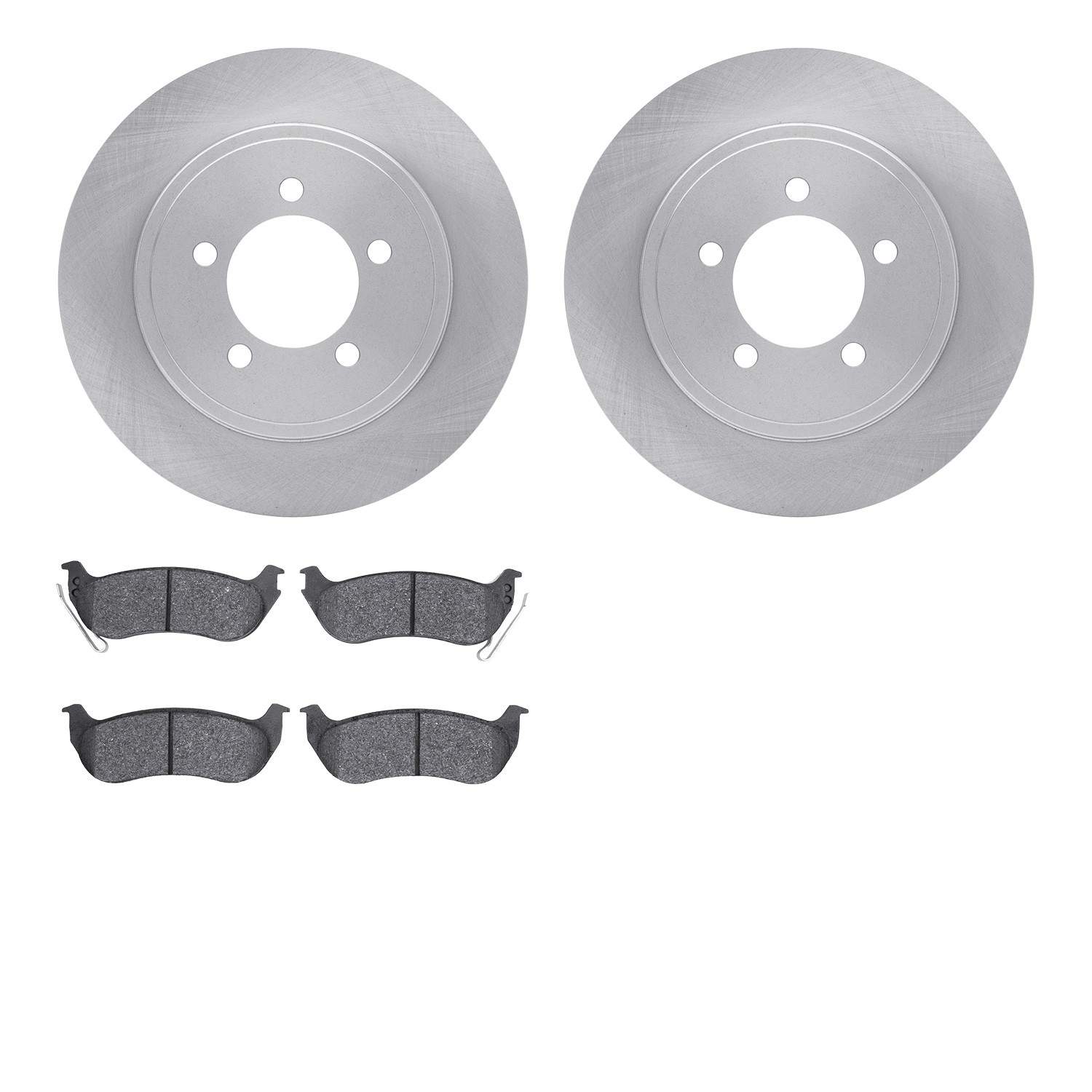 Dynamic Friction Company Disc Brake Pad and Rotor / Drum Brake Shoe and Drum Kit 6302-54151