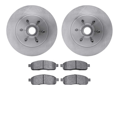 Dynamic Friction Company Disc Brake Pad and Rotor / Drum Brake Shoe and Drum Kit 6302-54156