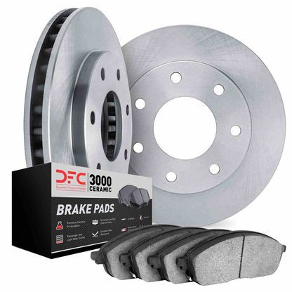 Dynamic Friction Company Disc Brake Pad and Rotor / Drum Brake Shoe and Drum Kit 6302-54208