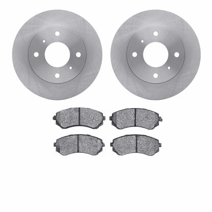Dynamic Friction Company Disc Brake Pad and Rotor / Drum Brake Shoe and Drum Kit 6302-67056