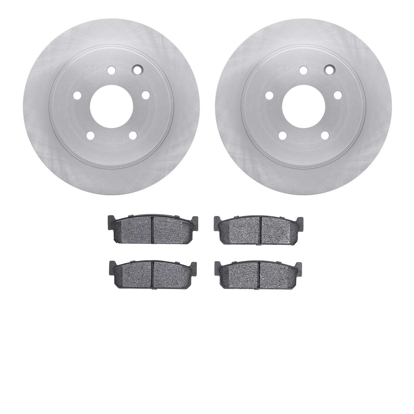 Dynamic Friction Company Disc Brake Pad and Rotor / Drum Brake Shoe and Drum Kit 6302-68006