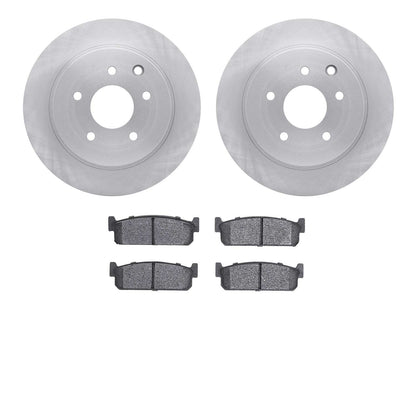 Dynamic Friction Company Disc Brake Pad and Rotor / Drum Brake Shoe and Drum Kit 6302-68006