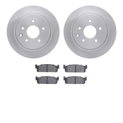 Dynamic Friction Company Disc Brake Pad and Rotor / Drum Brake Shoe and Drum Kit 6302-68007