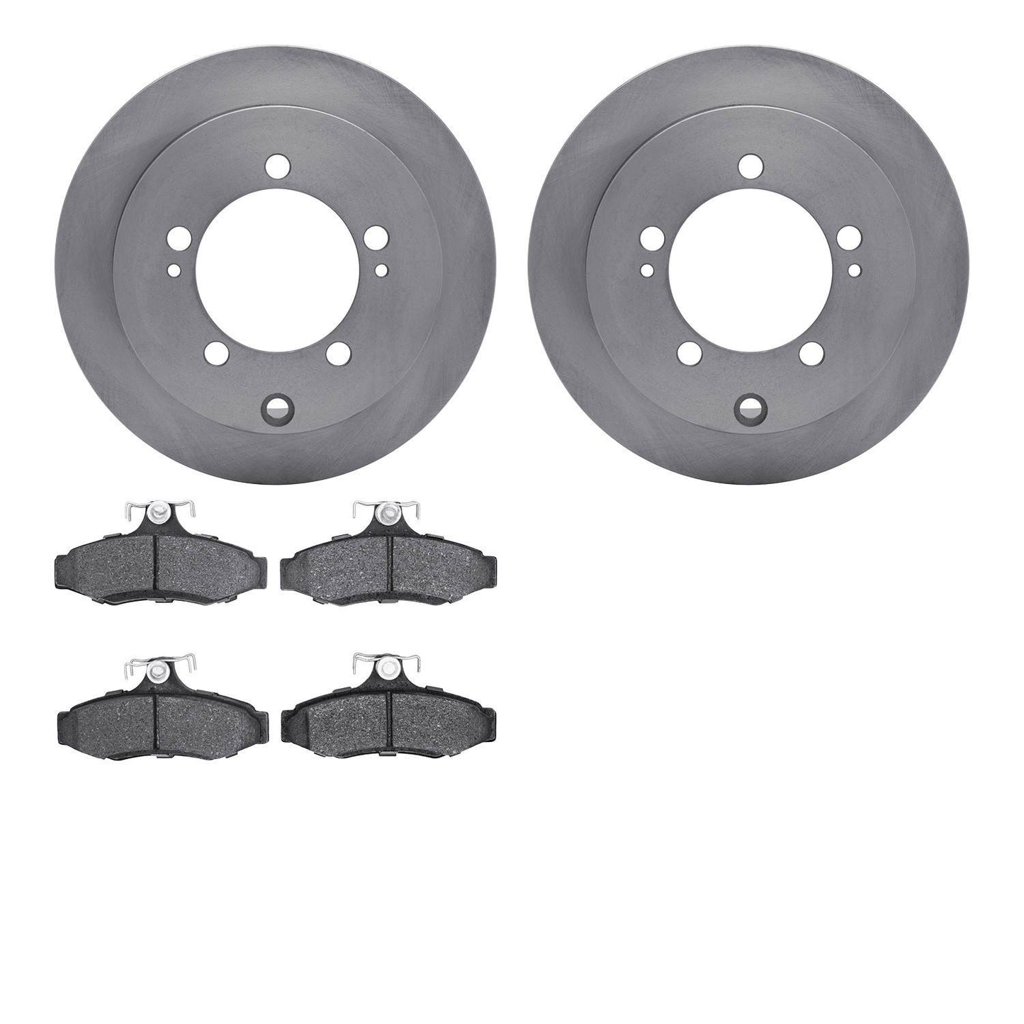 Dynamic Friction Company Disc Brake Pad and Rotor / Drum Brake Shoe and Drum Kit 6302-72004