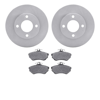 Dynamic Friction Company Disc Brake Pad and Rotor / Drum Brake Shoe and Drum Kit 6302-73045