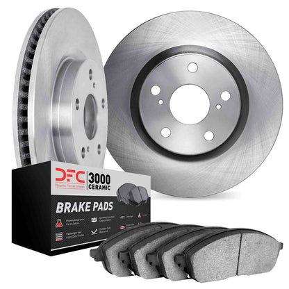 Dynamic Friction Company Disc Brake Pad and Rotor / Drum Brake Shoe and Drum Kit 6302-76155