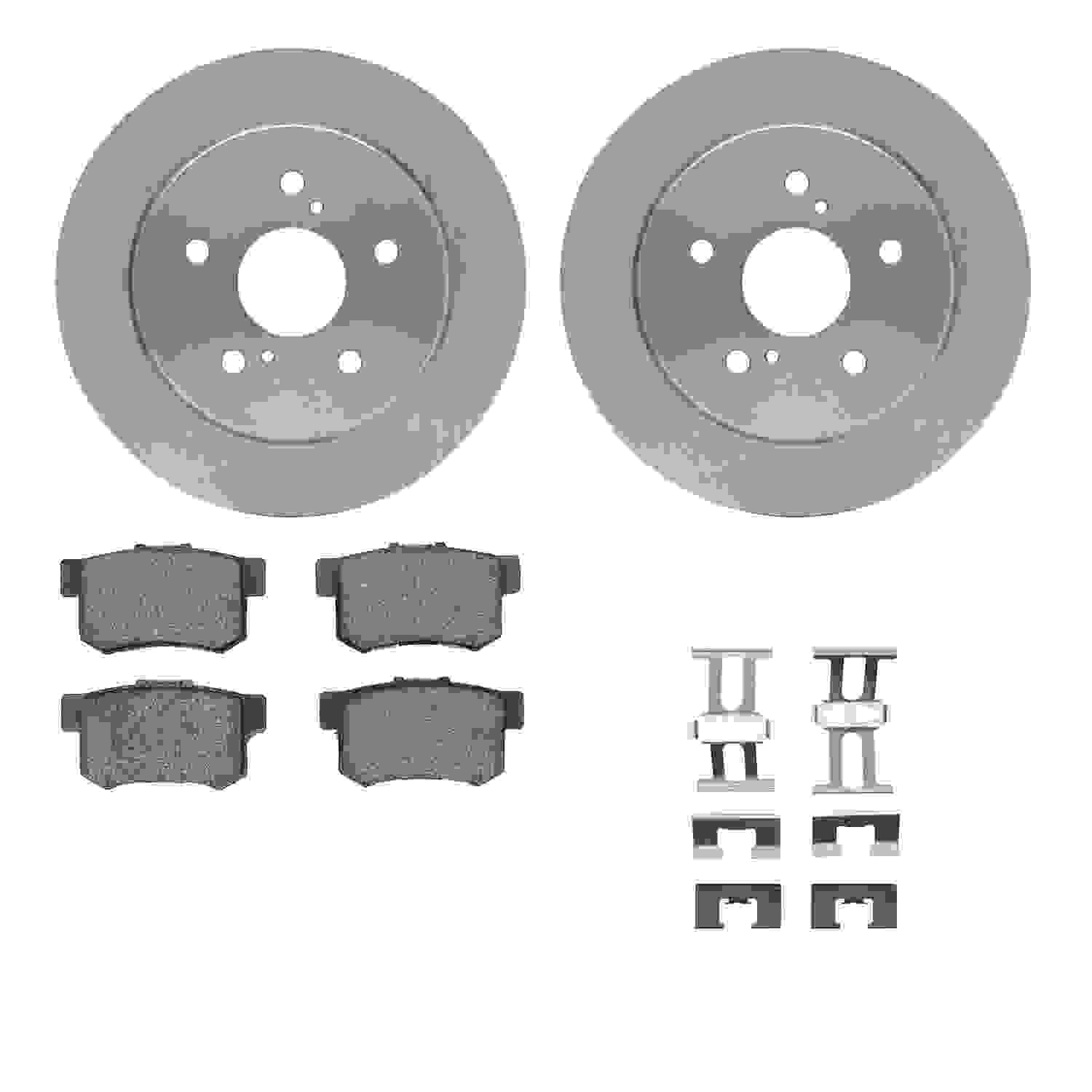 Dynamic Friction Company Disc Brake Pad and Rotor / Drum Brake Shoe and Drum Kit 6312-01005