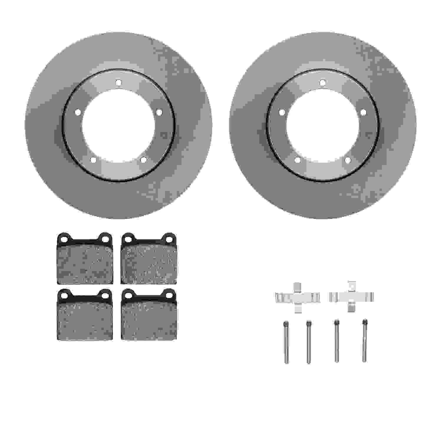 Dynamic Friction Company Disc Brake Pad and Rotor / Drum Brake Shoe and Drum Kit 6312-02005