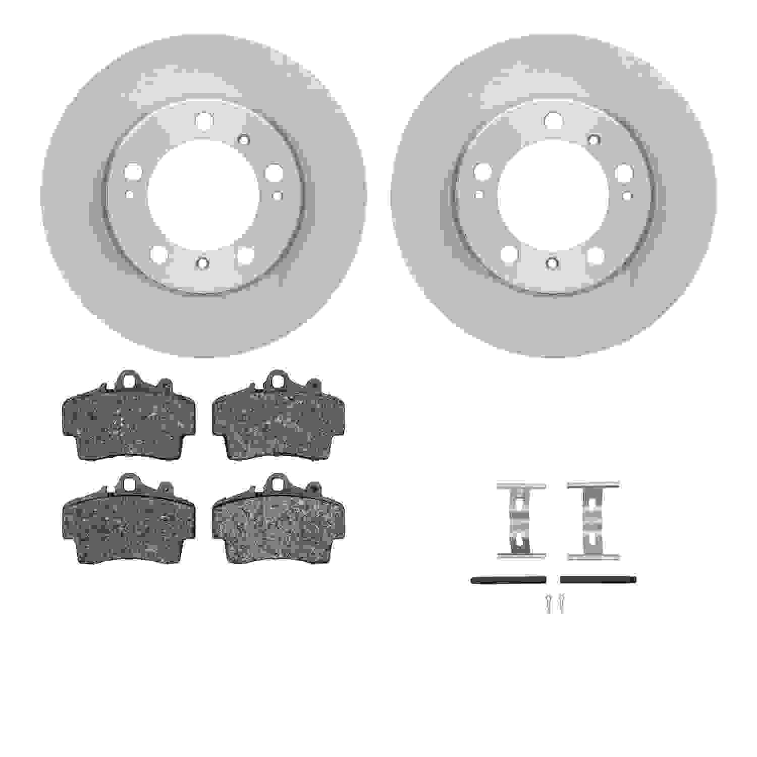 Dynamic Friction Company Disc Brake Pad and Rotor / Drum Brake Shoe and Drum Kit 6312-02012