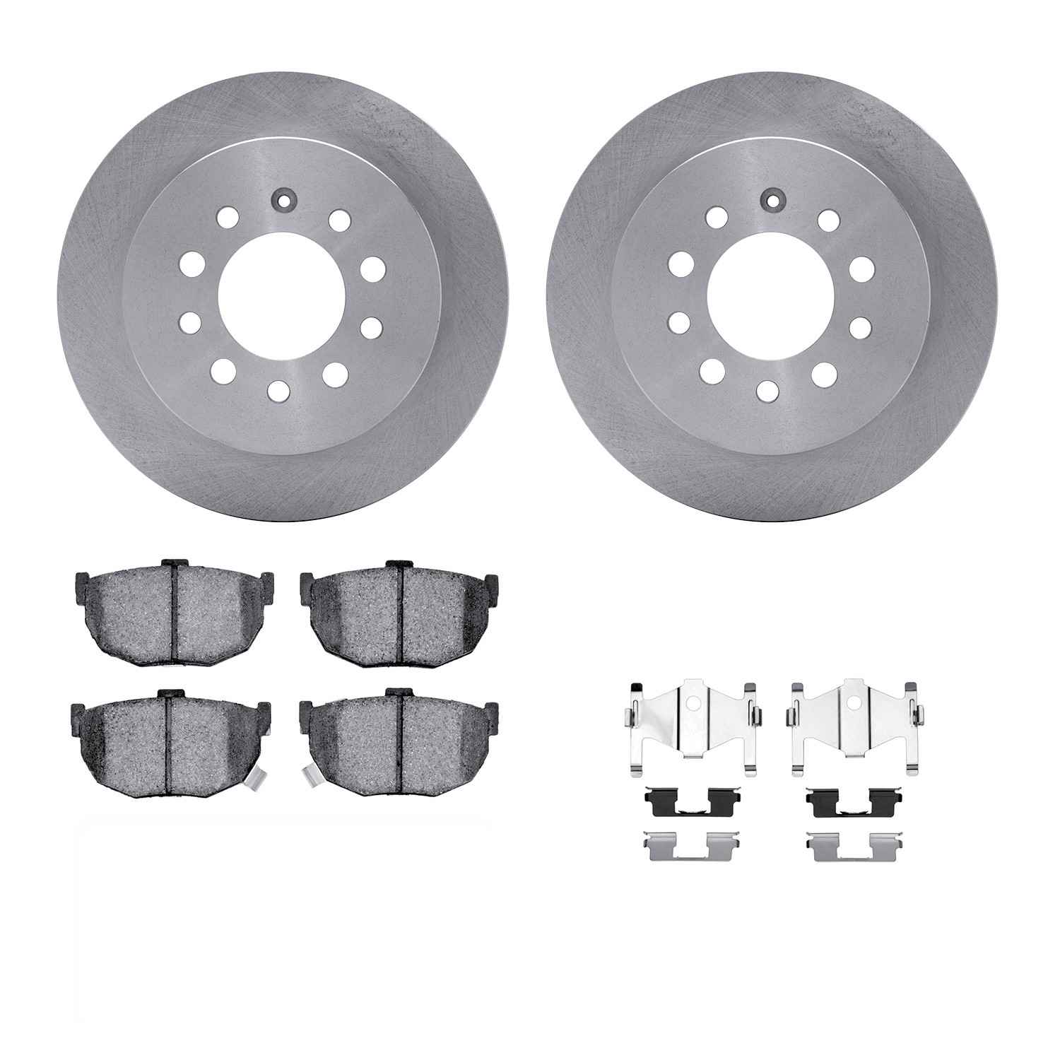 Dynamic Friction Company Disc Brake Pad and Rotor / Drum Brake Shoe and Drum Kit 6312-03005