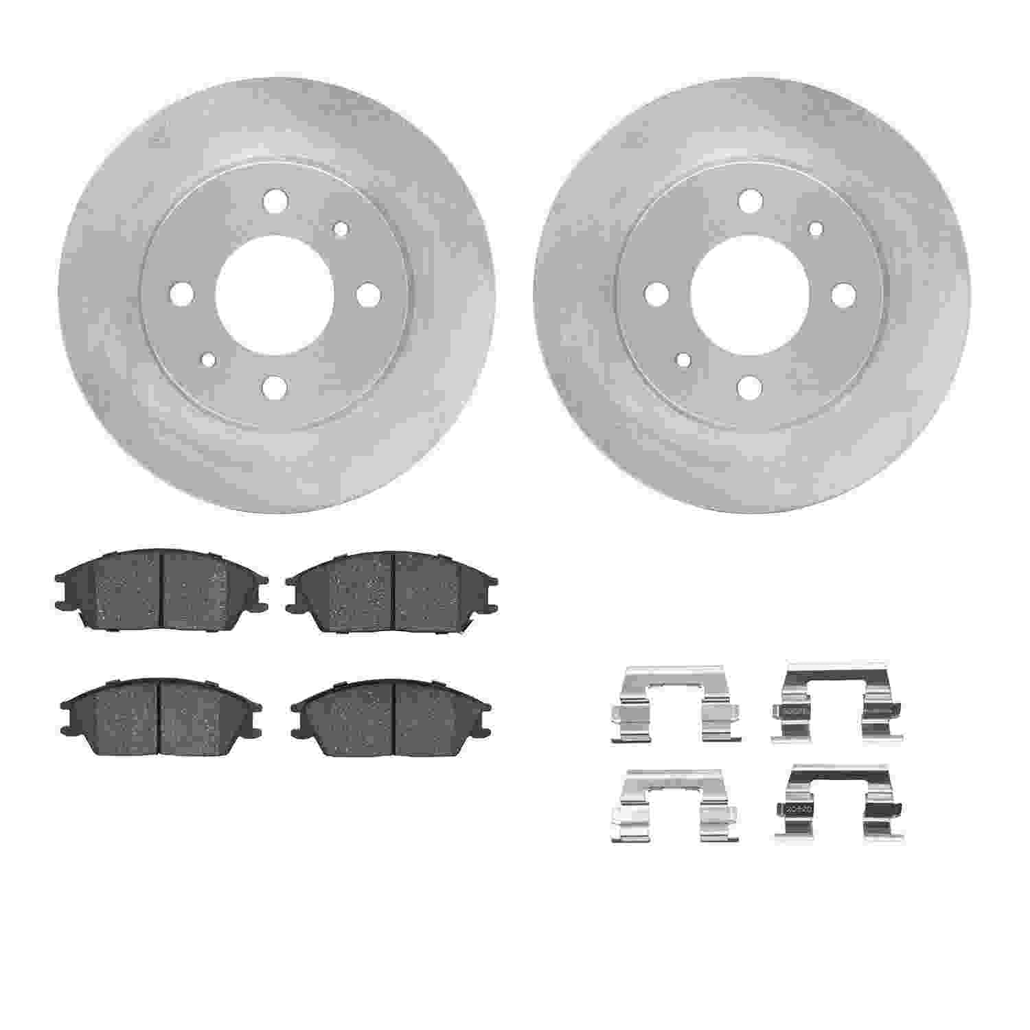 Dynamic Friction Company Disc Brake Pad and Rotor / Drum Brake Shoe and Drum Kit 6312-03007