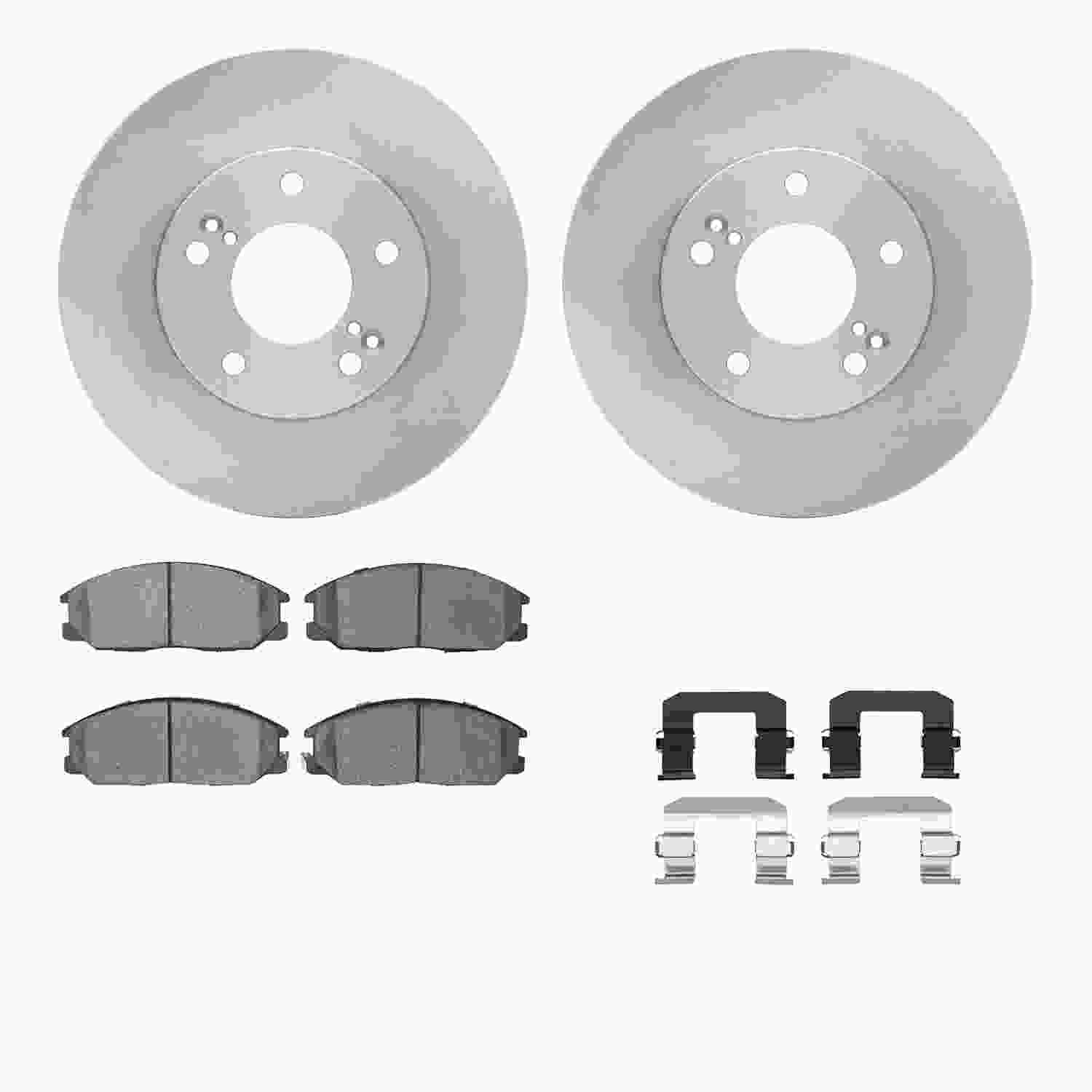 Dynamic Friction Company Disc Brake Pad and Rotor / Drum Brake Shoe and Drum Kit 6312-03022