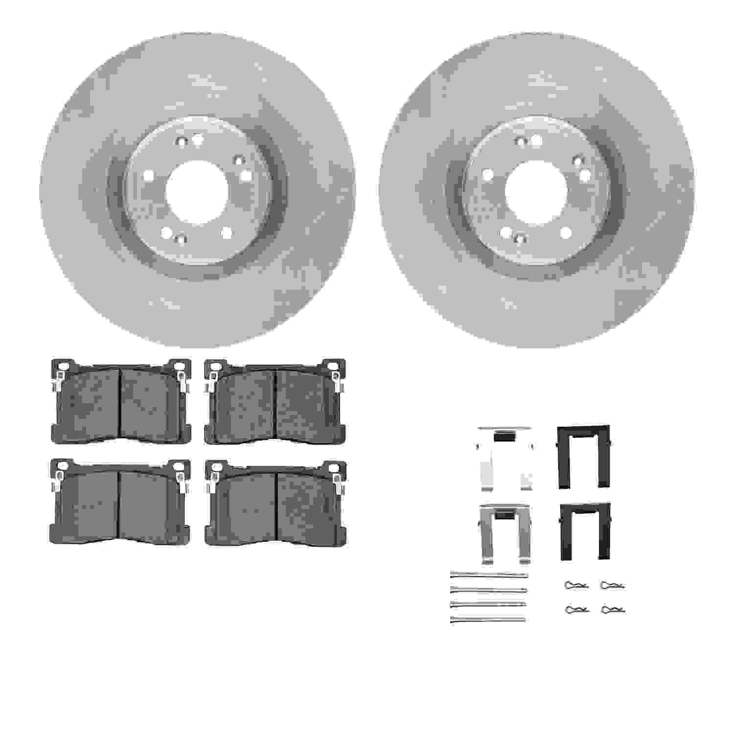 Dynamic Friction Company Disc Brake Pad and Rotor / Drum Brake Shoe and Drum Kit 6312-03071