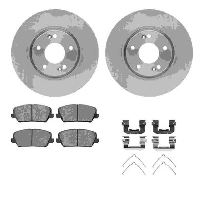 Dynamic Friction Company Disc Brake Pad and Rotor / Drum Brake Shoe and Drum Kit 6312-03073