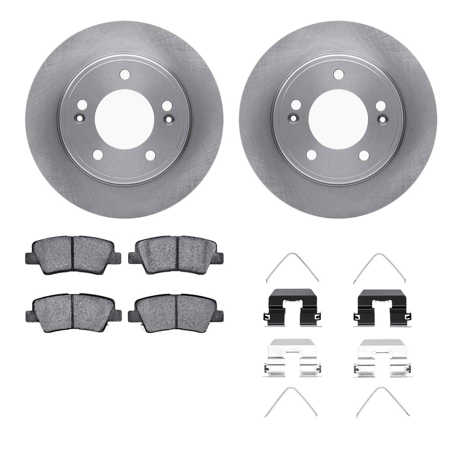 Dynamic Friction Company Disc Brake Pad and Rotor / Drum Brake Shoe and Drum Kit 6312-03080