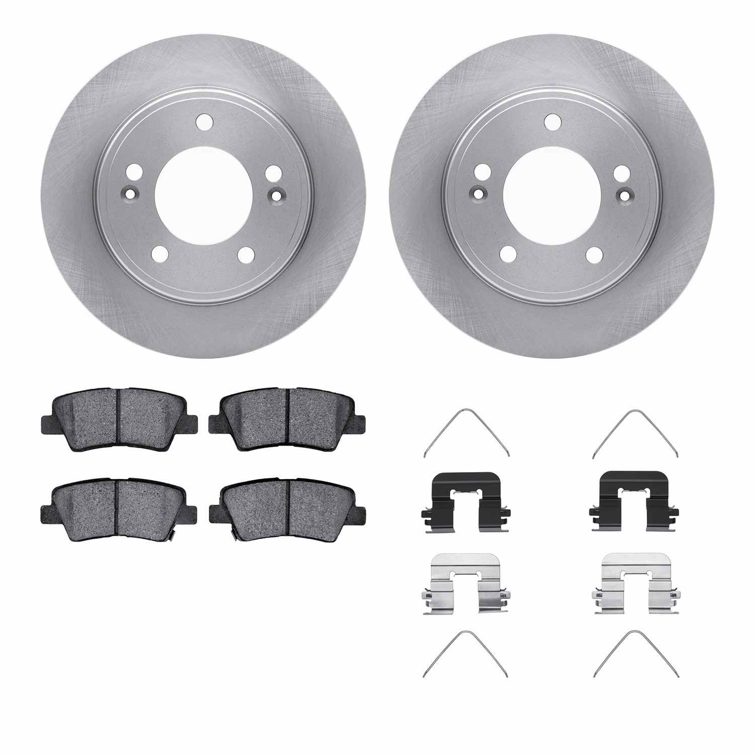 Dynamic Friction Company Disc Brake Pad and Rotor / Drum Brake Shoe and Drum Kit 6312-03082