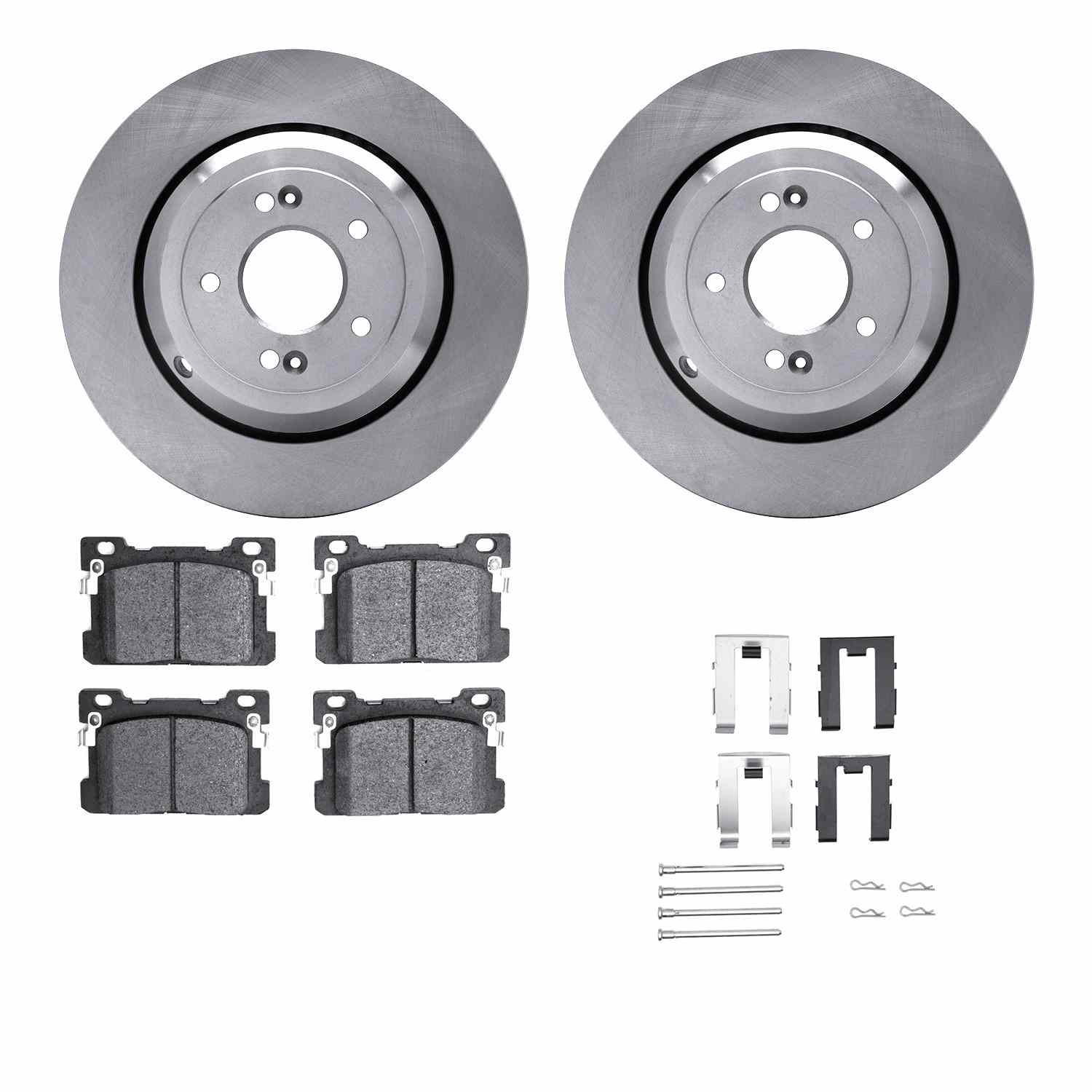 Dynamic Friction Company Disc Brake Pad and Rotor / Drum Brake Shoe and Drum Kit 6312-10002