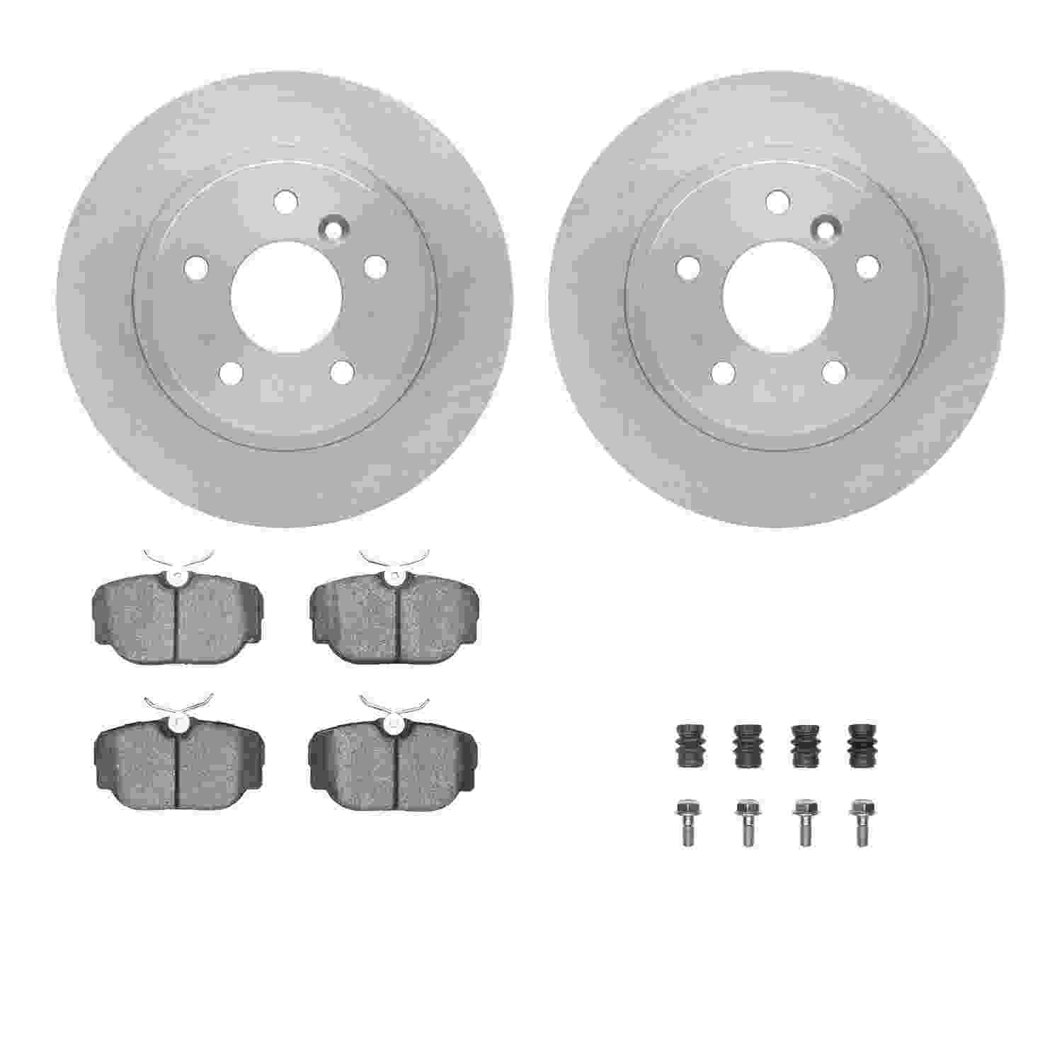 Dynamic Friction Company Disc Brake Pad and Rotor / Drum Brake Shoe and Drum Kit 6312-11001