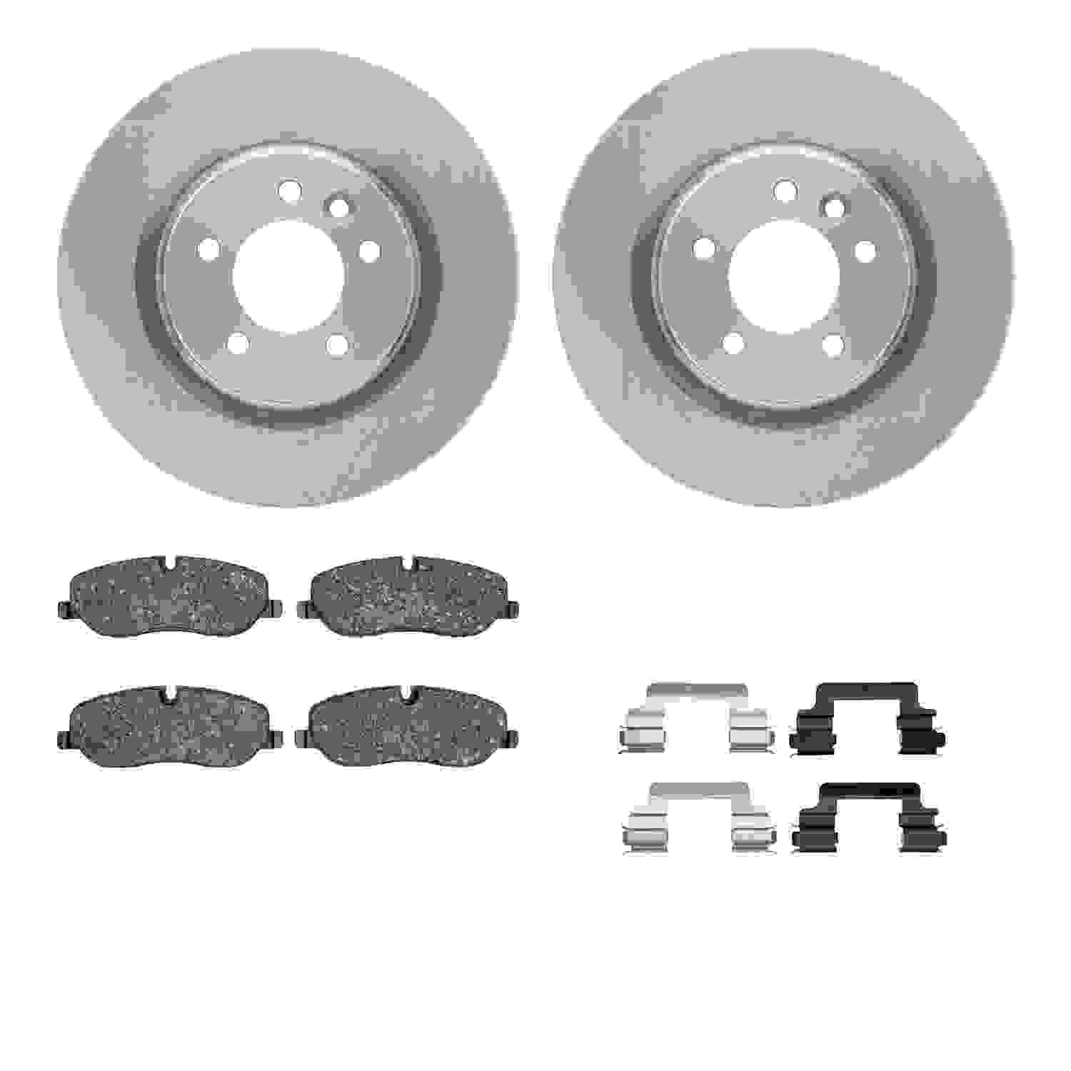 Dynamic Friction Company Disc Brake Pad and Rotor / Drum Brake Shoe and Drum Kit 6312-11012