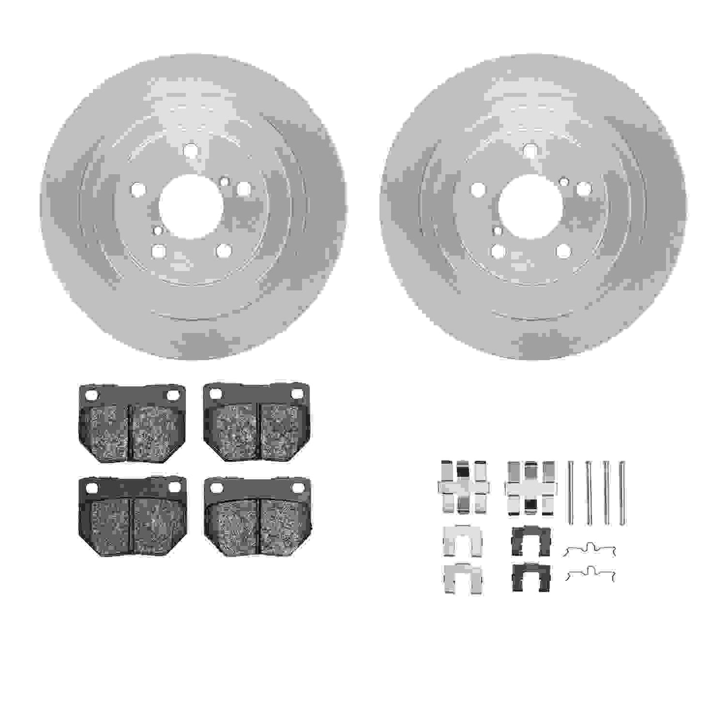 Dynamic Friction Company Disc Brake Pad and Rotor / Drum Brake Shoe and Drum Kit 6312-13011