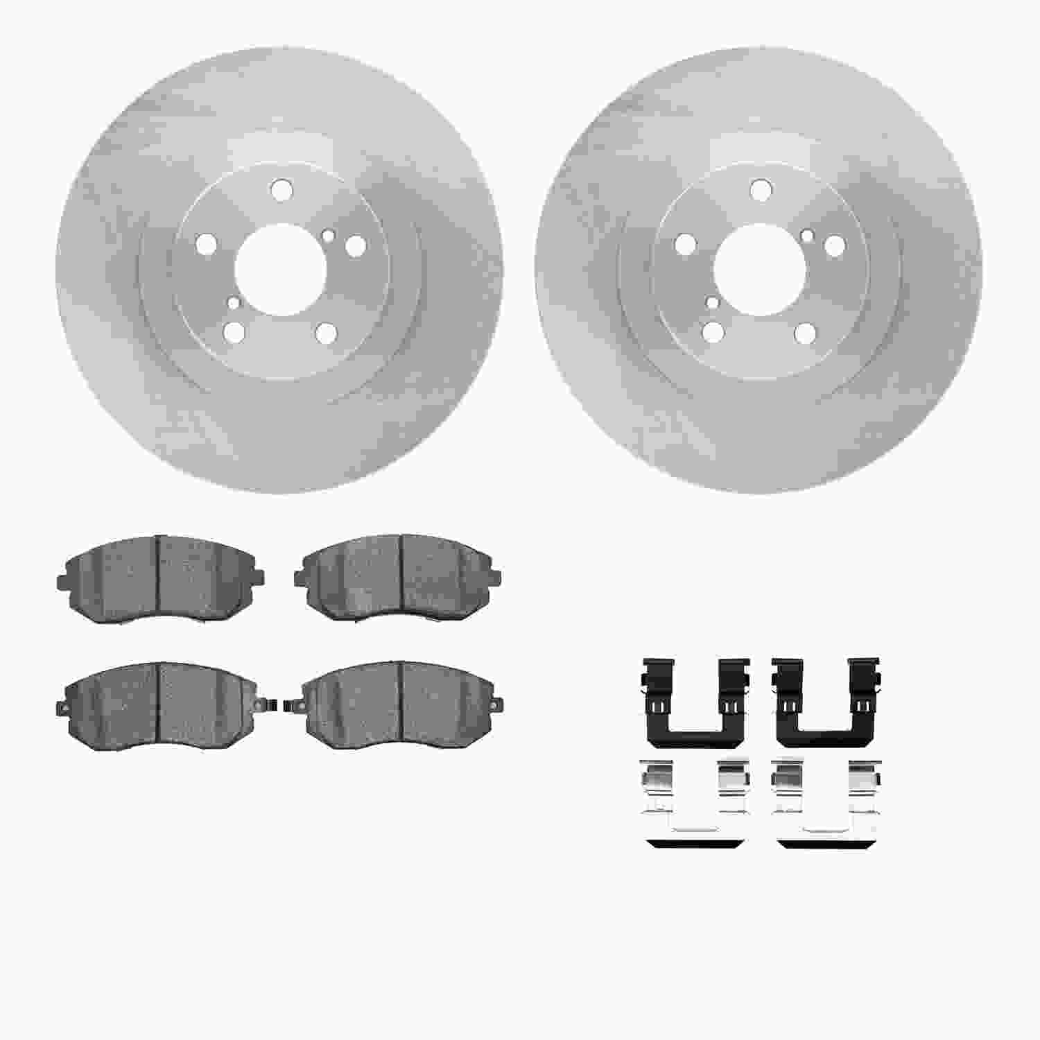 Dynamic Friction Company Disc Brake Pad and Rotor / Drum Brake Shoe and Drum Kit 6312-13028