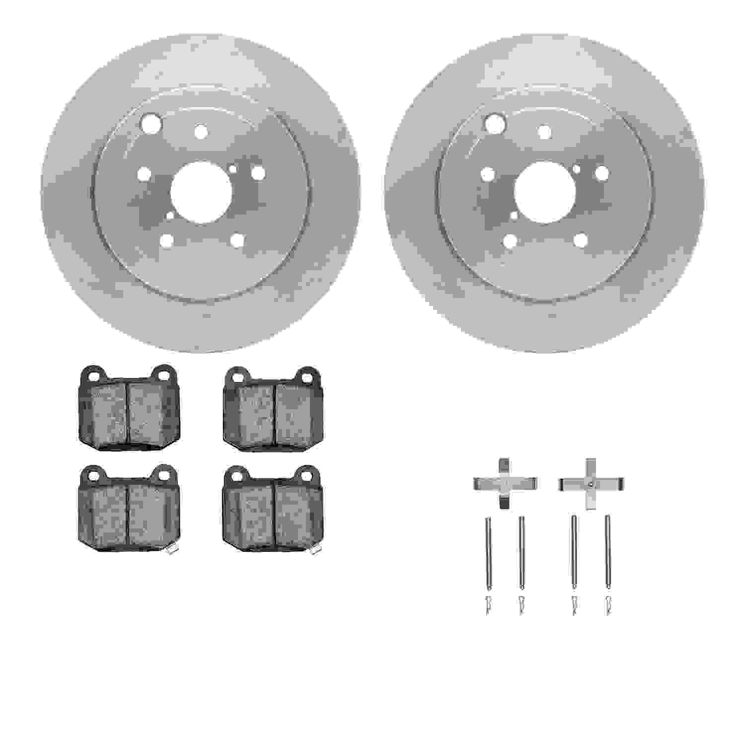 Dynamic Friction Company Disc Brake Pad and Rotor / Drum Brake Shoe and Drum Kit 6312-13032