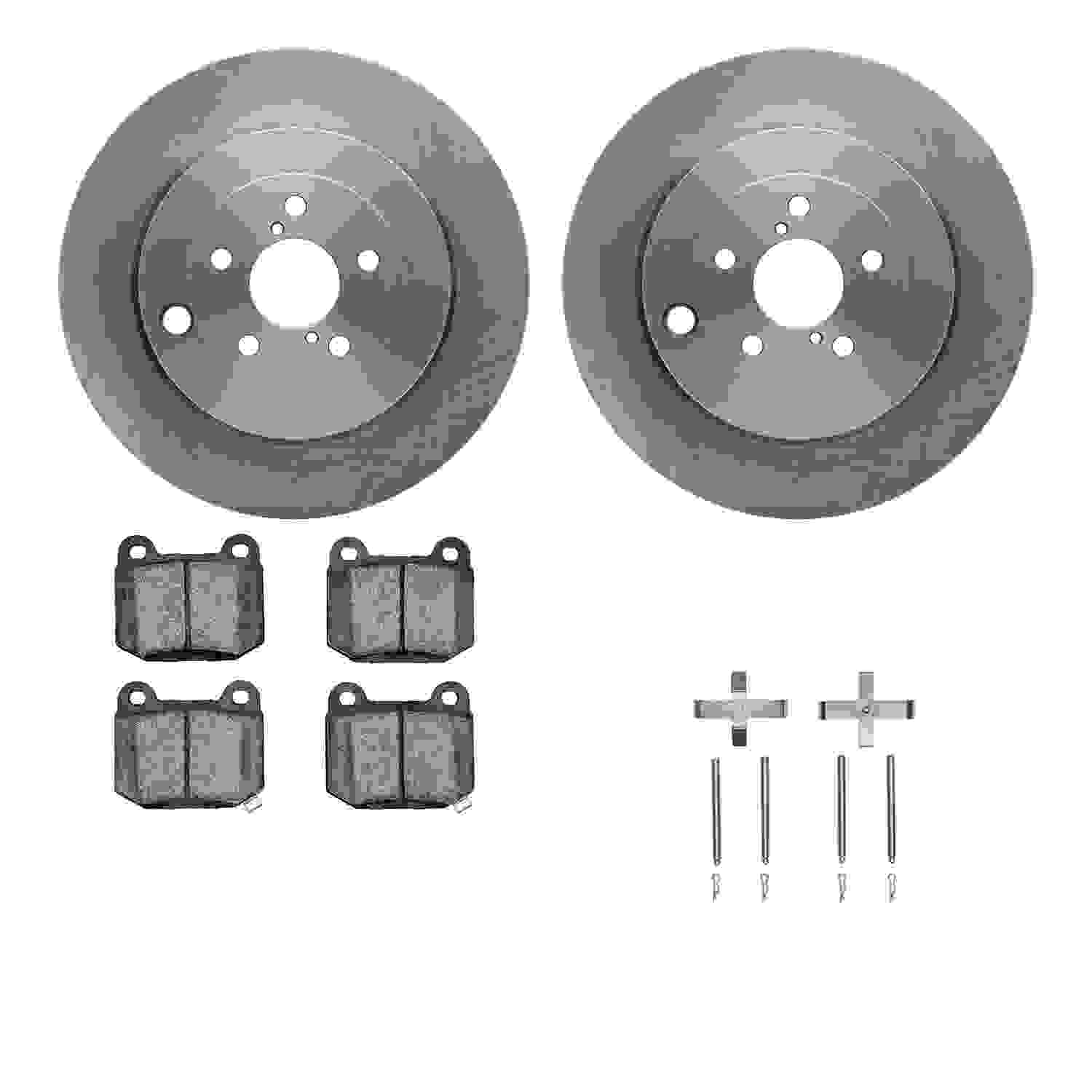 Dynamic Friction Company Disc Brake Pad and Rotor / Drum Brake Shoe and Drum Kit 6312-13033