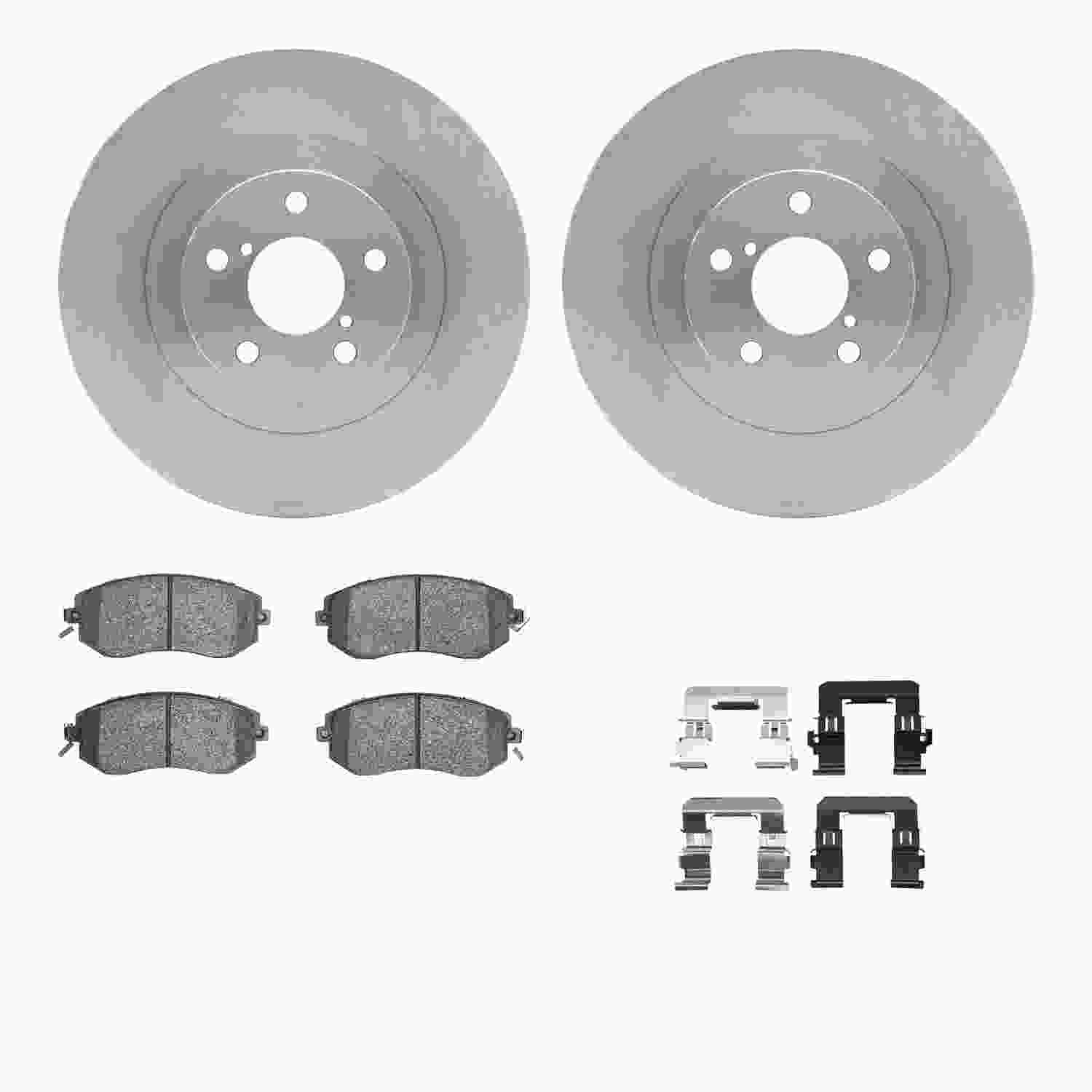 Dynamic Friction Company Disc Brake Pad and Rotor / Drum Brake Shoe and Drum Kit 6312-13051