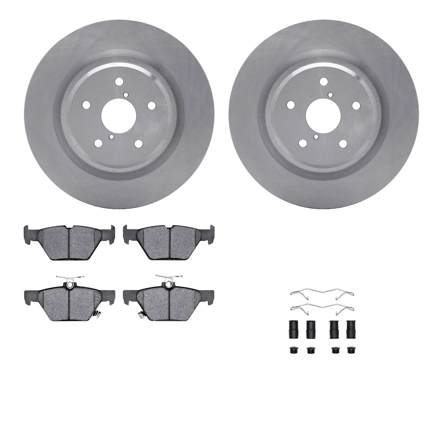 Dynamic Friction Company Disc Brake Pad and Rotor / Drum Brake Shoe and Drum Kit 6312-13053