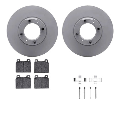 Dynamic Friction Company Disc Brake Pad and Rotor / Drum Brake Shoe and Drum Kit 6312-16004