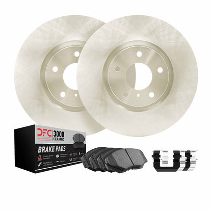 Dynamic Friction Company Disc Brake Pad and Rotor / Drum Brake Shoe and Drum Kit 6312-20004