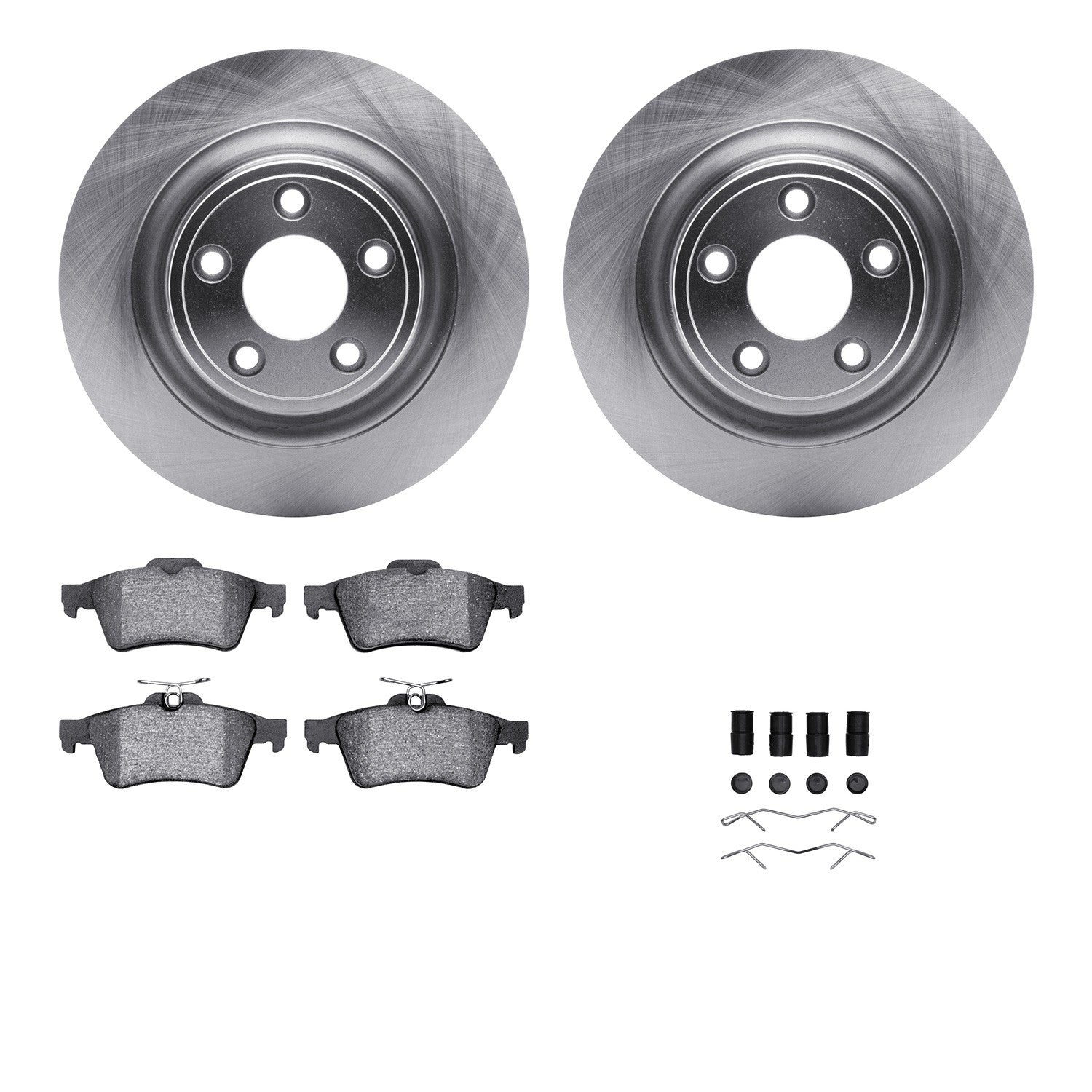 Dynamic Friction Company Disc Brake Pad and Rotor / Drum Brake Shoe and Drum Kit 6312-20016