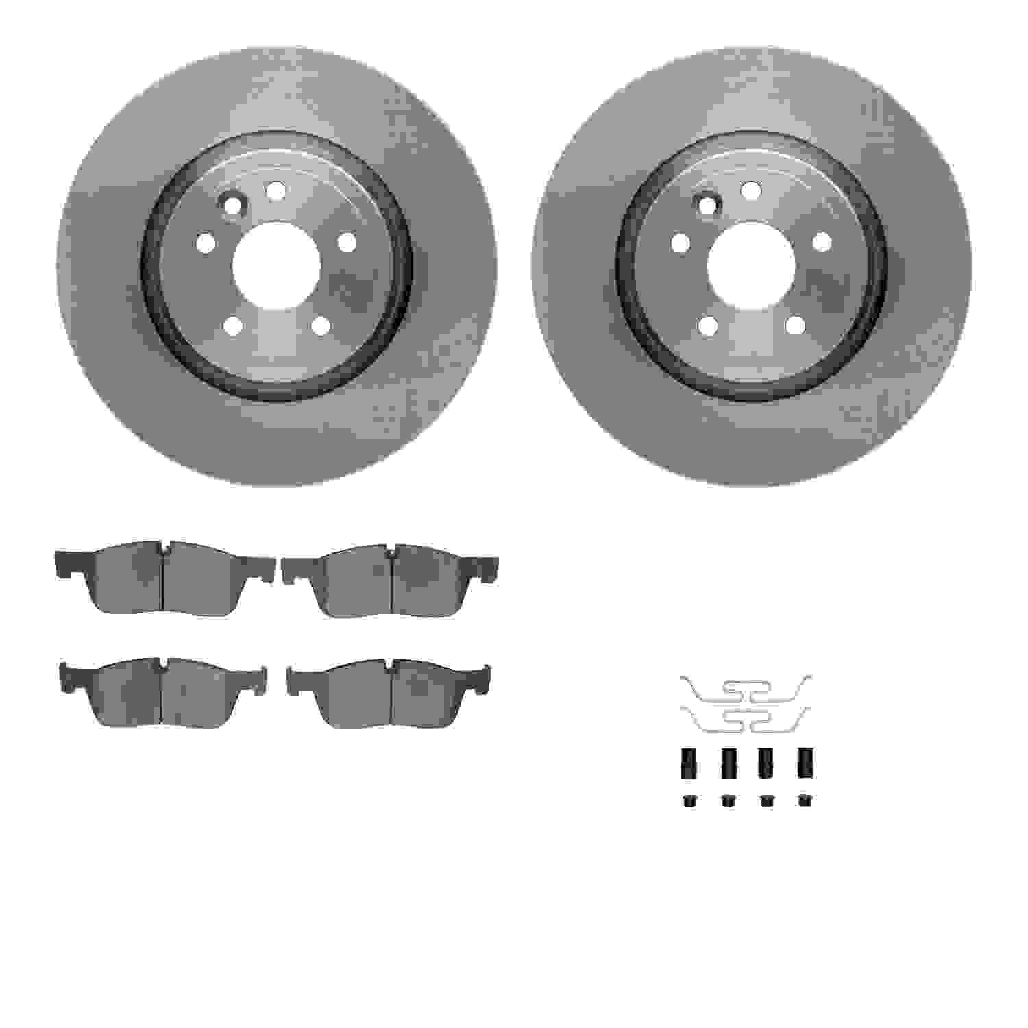 Dynamic Friction Company Disc Brake Pad and Rotor / Drum Brake Shoe and Drum Kit 6312-20028