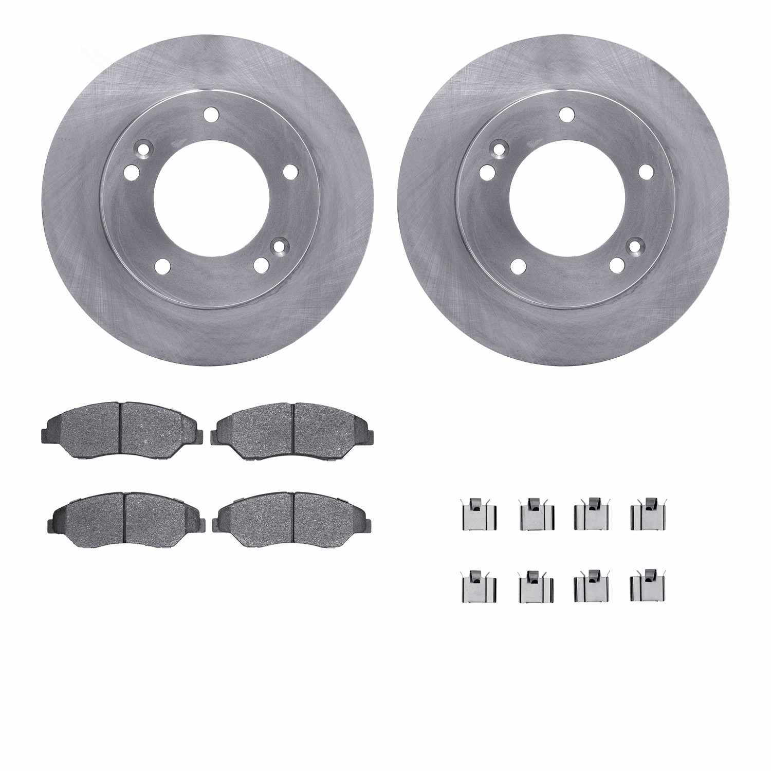 Dynamic Friction Company Disc Brake Pad and Rotor / Drum Brake Shoe and Drum Kit 6312-21006