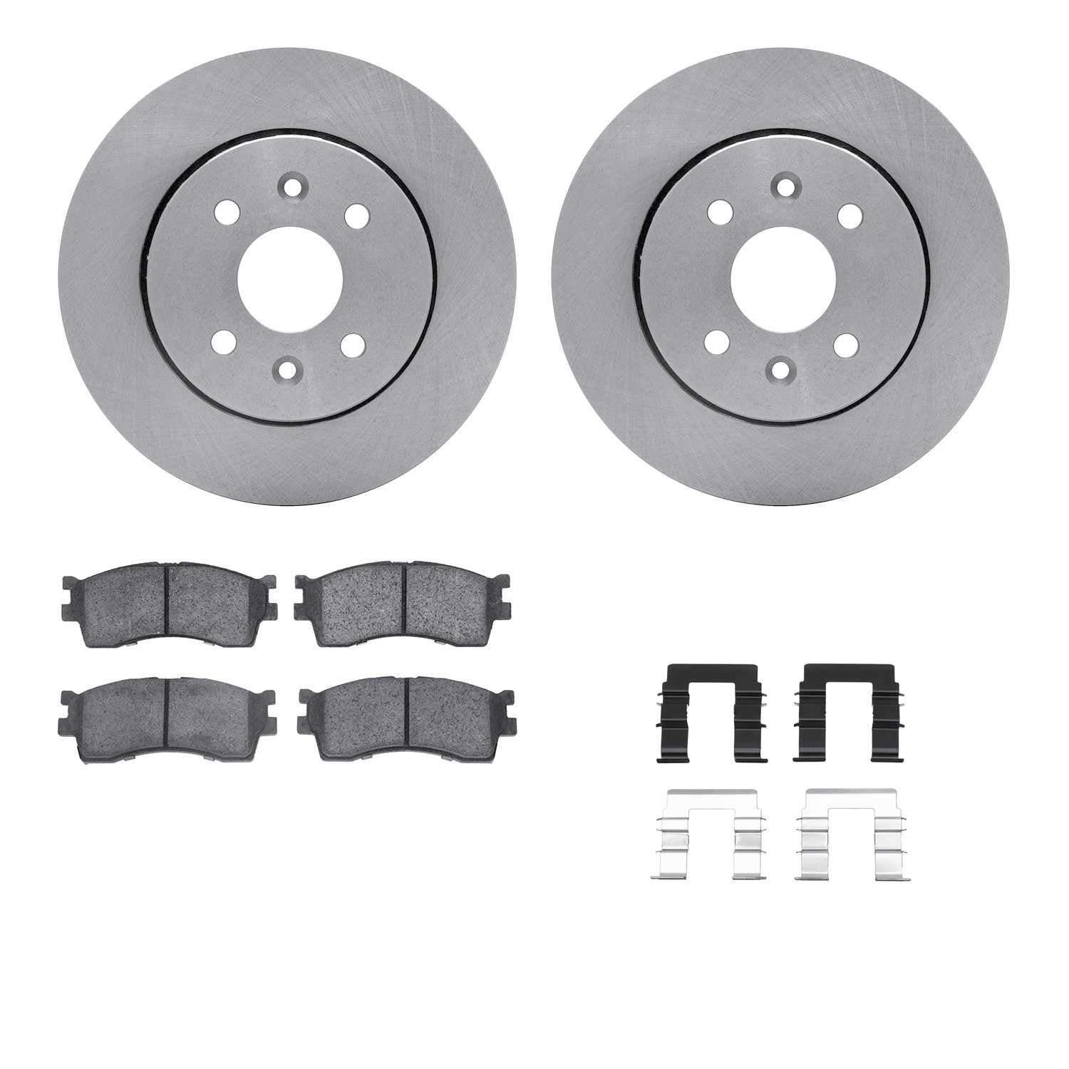 Dynamic Friction Company Disc Brake Pad and Rotor / Drum Brake Shoe and Drum Kit 6312-21012