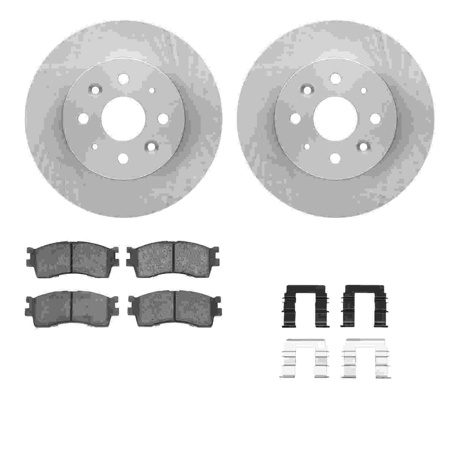 Dynamic Friction Company Disc Brake Pad and Rotor / Drum Brake Shoe and Drum Kit 6312-21013