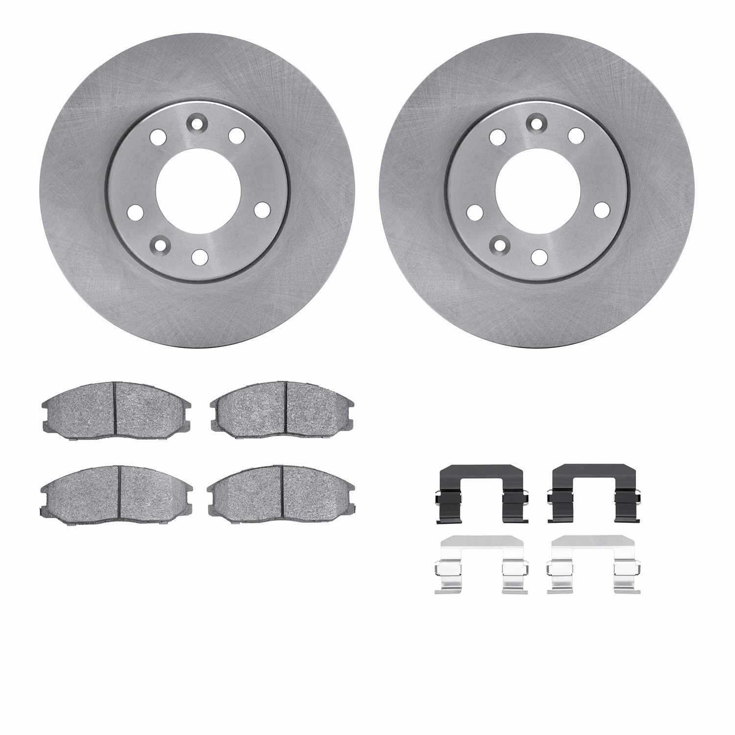 Dynamic Friction Company Disc Brake Pad and Rotor / Drum Brake Shoe and Drum Kit 6312-21015