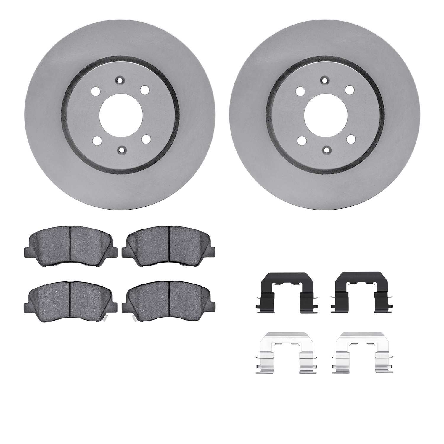 Dynamic Friction Company Disc Brake Pad and Rotor / Drum Brake Shoe and Drum Kit 6312-21032