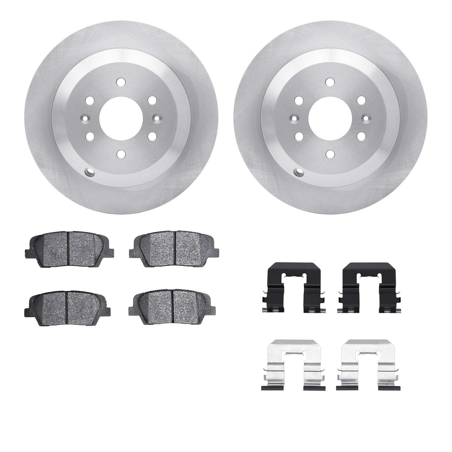 Dynamic Friction Company Disc Brake Pad and Rotor / Drum Brake Shoe and Drum Kit 6312-21041